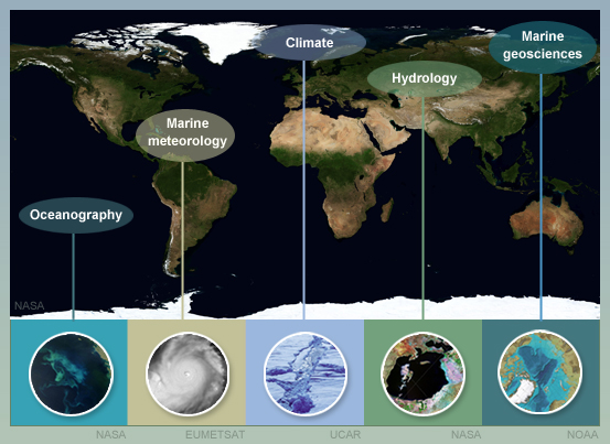 World Map Via Satellite