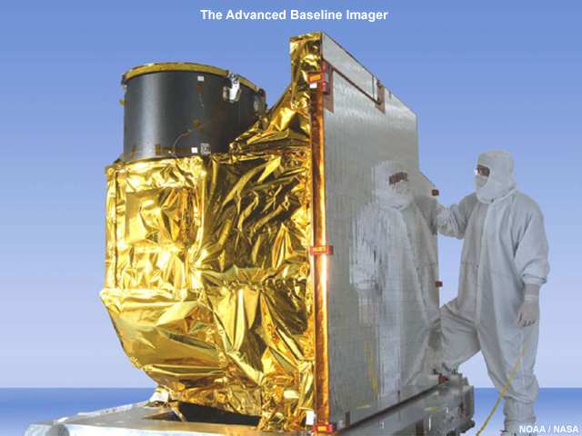 The Advanced Baseline Imager that will be on the GOES-R satellite