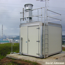 Air quality monitoring station