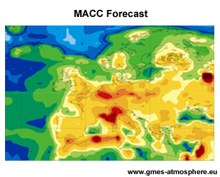 MACC forecast for surface NOx
