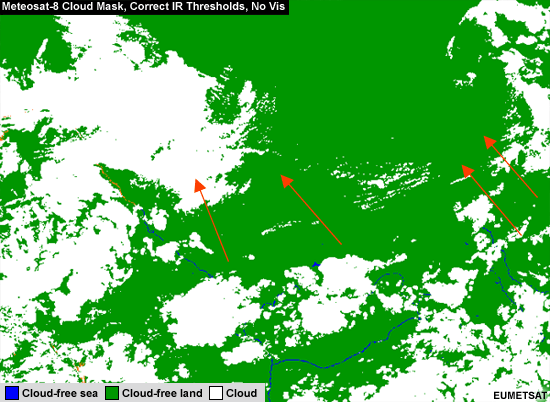 Meteosat Cloud Mask IR