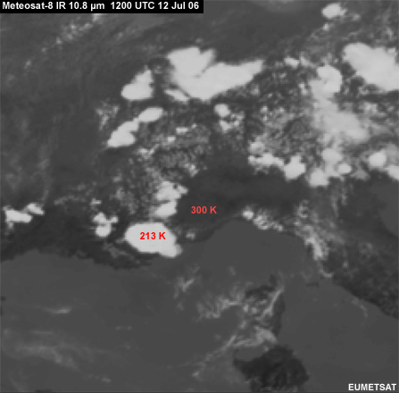 Meteosat IR 10.8 micrometre