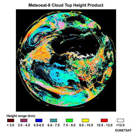 Meteosat Cloud Top Height Product