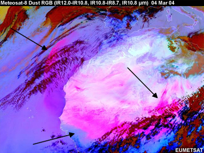 Meteosat Dust RGB