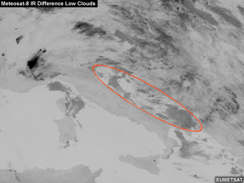 Meteosat Difference IR Product