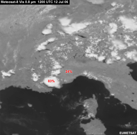 Meteosat Vis 0.8 micrometre