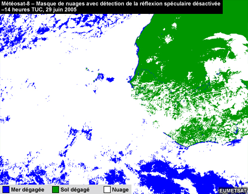 Masque de nuages avec détection de réflexion spéculaire désactivé