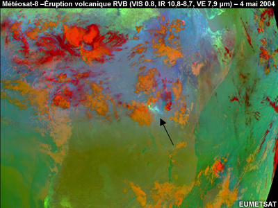 Éruption volcanique RBV