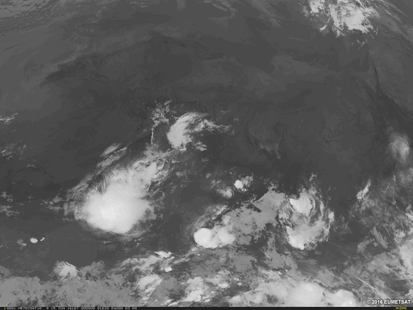 EUMETSAT infrared loop over Africa, 0000 through 1200 UTC 15 Jun 2016