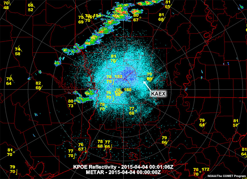 KPOE Radar Reflectivity 1