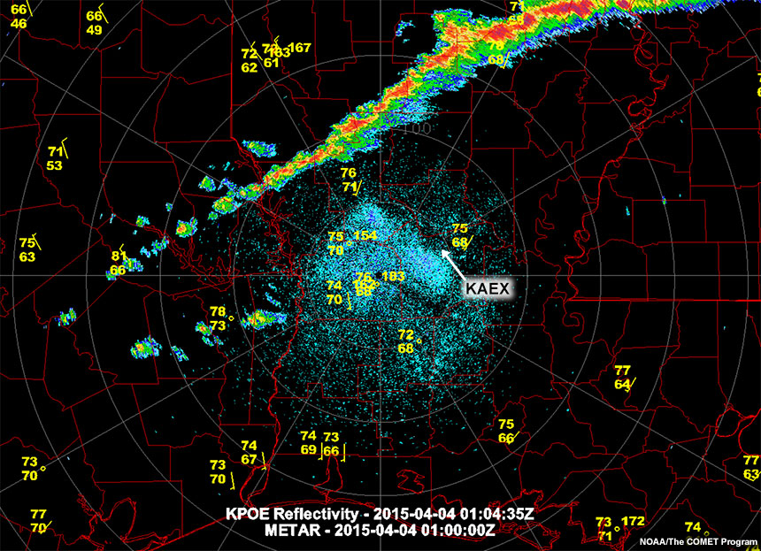KPOE Radar Reflectivity 3