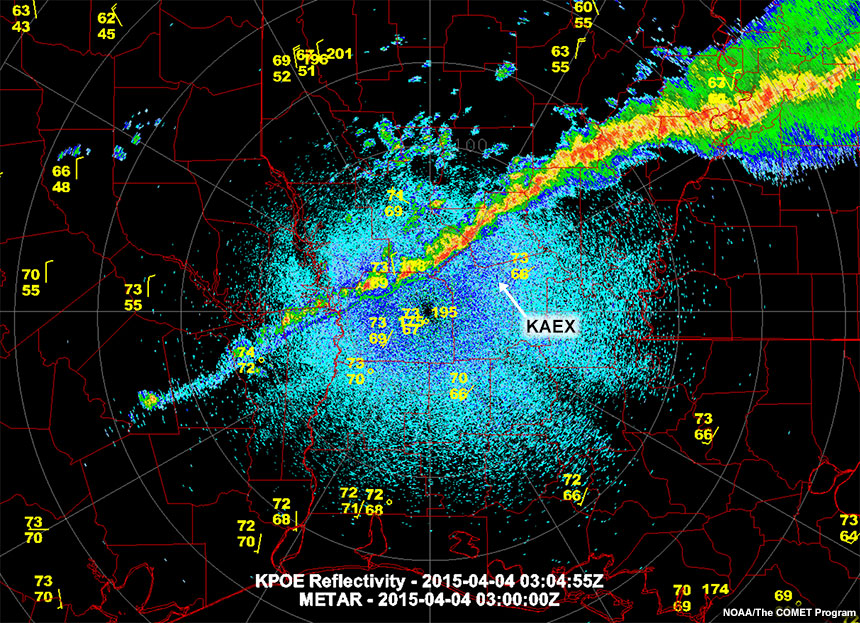 KPOE Radar Reflectivity 7
