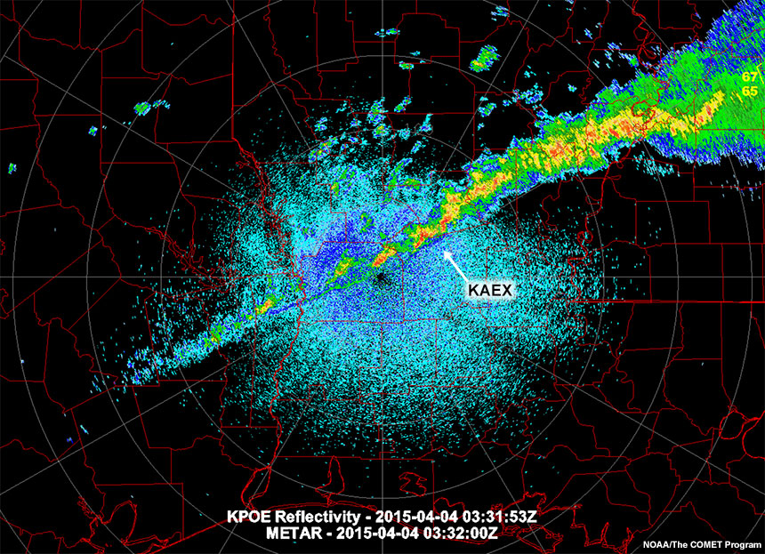 KPOE Radar Reflectivity 8