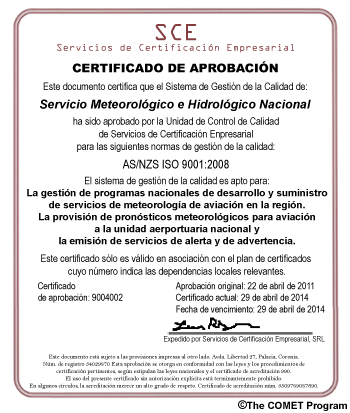 Imitación de la certificación de sistema de gestión de la calidad ISO 9001.