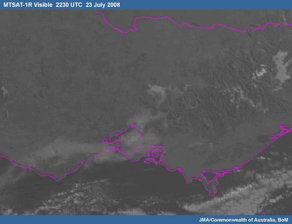 MTSAT-1R Visible imagery