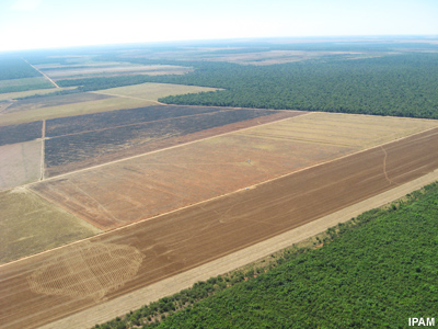 Ploughed fields in Brazil Ploughed fields in Brazil