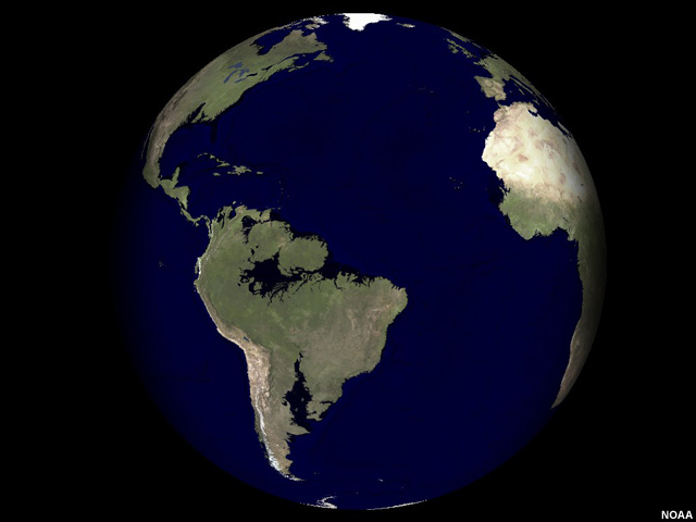 Inundação na América do Sul em vários níveis de aumento do nível do mar. Inundação na América do Sul em vários níveis de aumento do nível do mar.