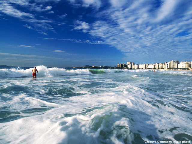 Praia de Copacabana, Rio de Janeiro Praia de Copacabana, Rio de Janeiro