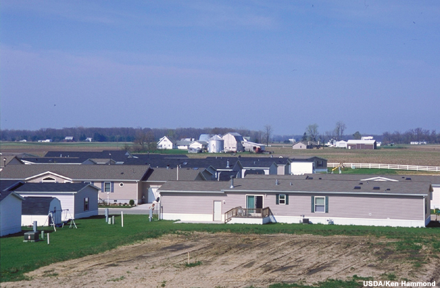 Encroachment on farmland