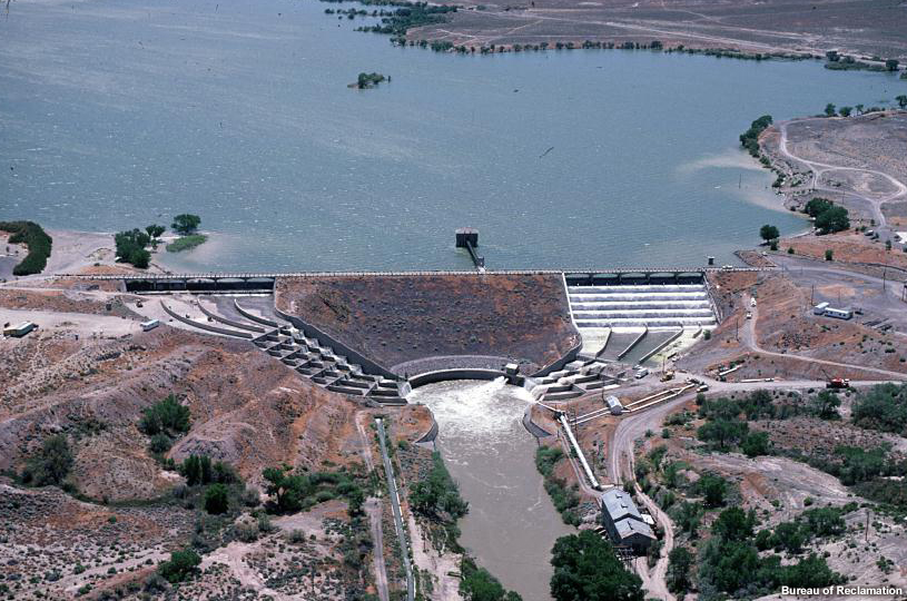 Lahontan Reservoir, on the Carson River in Nevada.