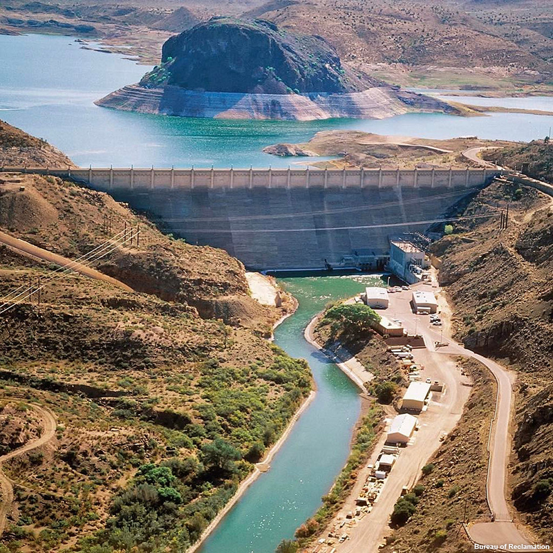Elephant Butte Dam on the Rio Grande