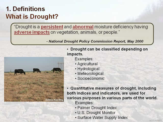 What is drought?