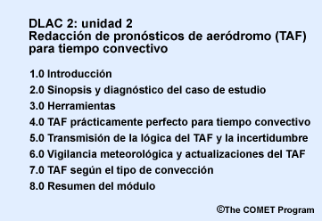 Índice de secciones de la lección 2 del curso DLAC2