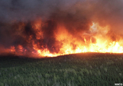 Incendio de gran intensidad
