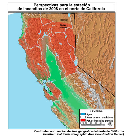 Pantallazo de perspectiva estacional de incendios