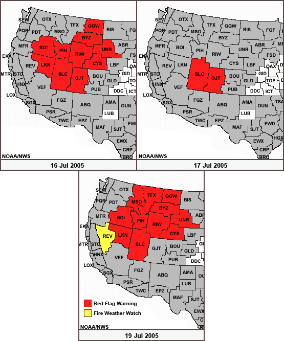 Red Flag Watches and Warnings.