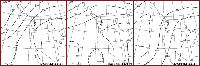 Map showing the regional distribution of the post-frontal pattern.