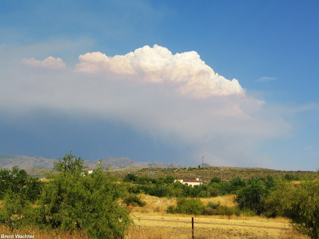 Towering pyrcumulus.