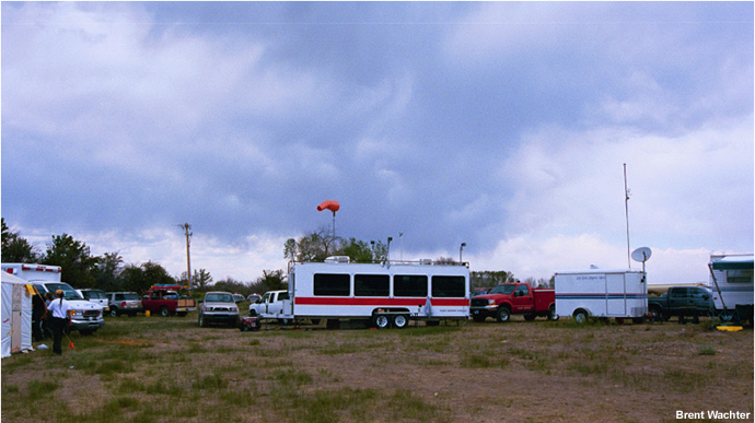 Grass fire.