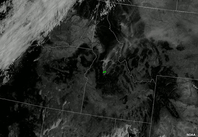 Visible satellite imagery.