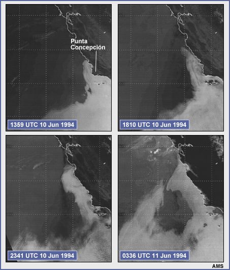 Niebla en punta Concepción