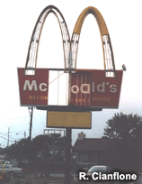 Damaged sign.