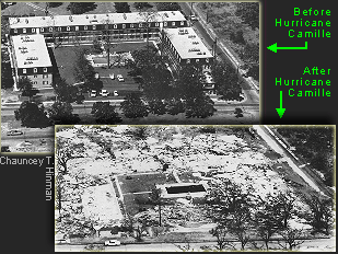 Destruction of an apartment building.
