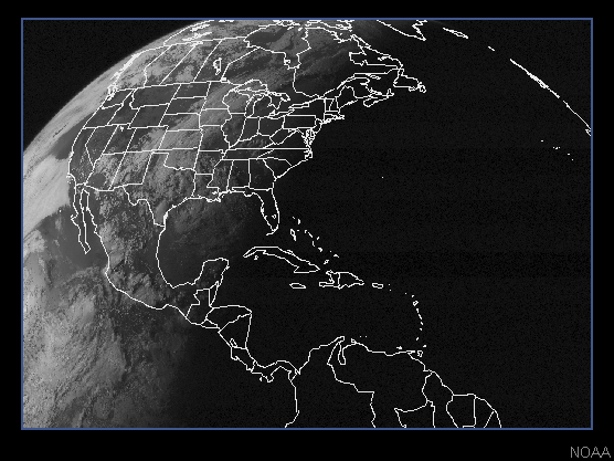 Imagen visible de satélite