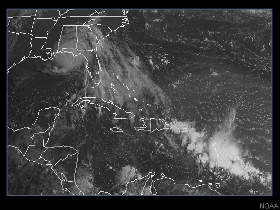 Imagen visible de satélite
