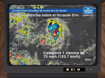 Imagen infrarroja de satélite