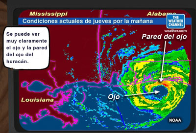 Imagen de radar.