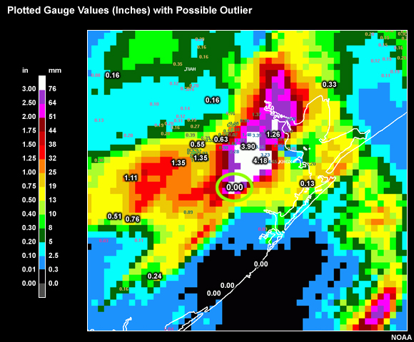 Gauge field with questionable zero gauge, now showing radar field overlay.