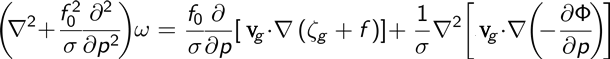 QG Omega Equation