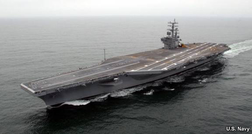 Photo of aircraft carrier Ronald Reagan (CVN76)