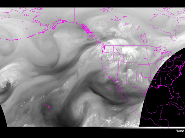 Water vapor image