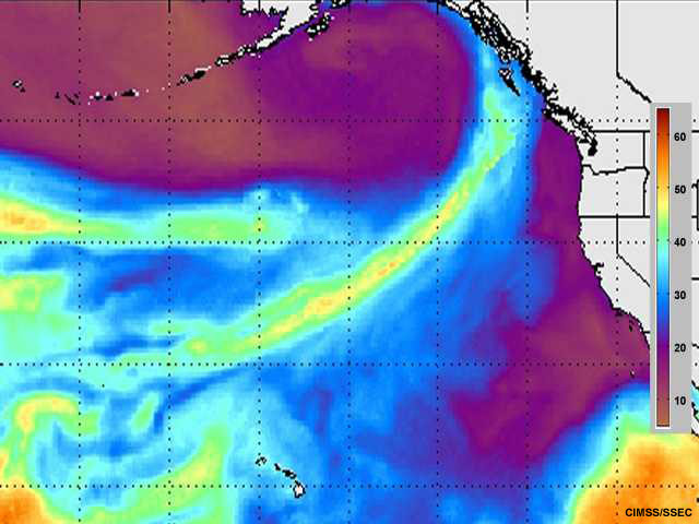Animación de vapor de agua integrado para ejercicio de comparación