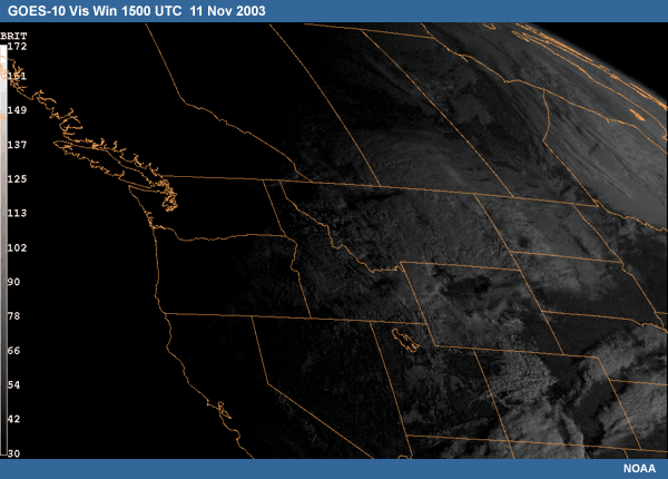 GOES-10 Vis Win 15 UTC 11 Nov 2003
