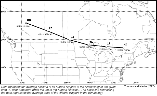 Average of all tracks for Alberta Clippers 1986-2000 in the Thomas and Martin (2007) study.