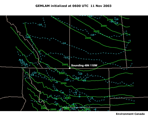 850 hPa hand analysis