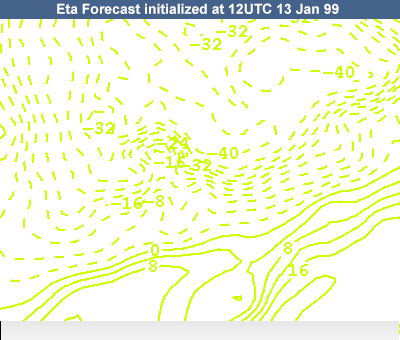2m Temperature (°C) overlay